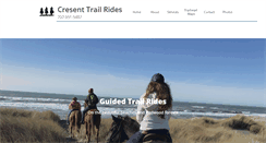 Desktop Screenshot of crescenttrailrides.com